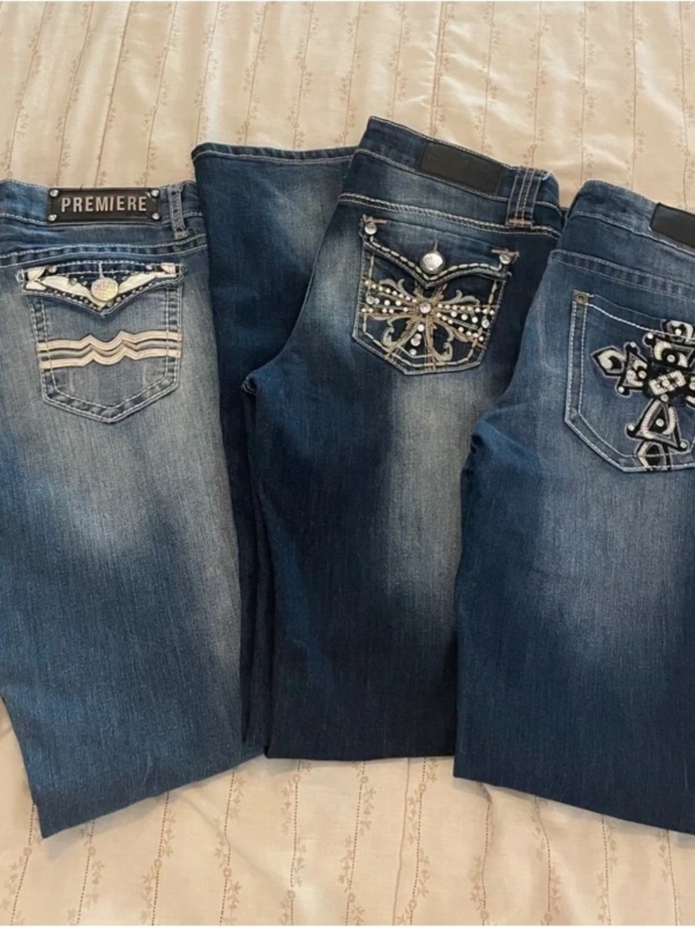 Premiere jeans Skinny Bootcut Dark Medium Wash Denim 9/10R 9/10